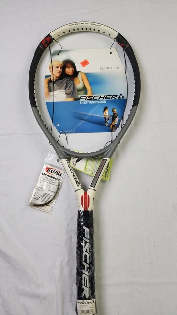 Raquette De Tennis Fischer GDS 910 (R2102) – Taille 4 3/8 – Sans Cordes – Tête Oversize 112