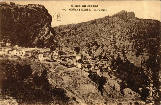 CPA AK MOULAY-IDRISS Les Gorges MOROC (720346)
