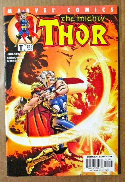 THE MIGHTY THOR #40 2001 2nd Series Marvel Comics BY Dan Jurgens