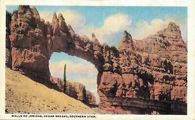 USA Walls of Jericho Cedar Breaks Southern Utah Vintage Postcard 07.06