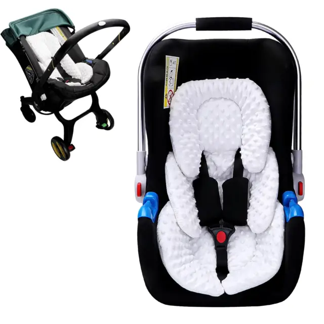 Inserto de asiento de automóvil para bebé reversible 2 en 1, soporte para cabezal de asiento de automóvil de malla de aire 3D para N