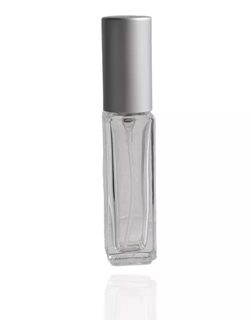 8ml Carré Verre Transparent Parfum Voyage Atomiseur ~ Recharge - Entonnoir