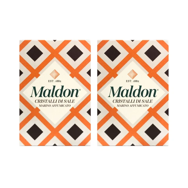 Fiocchi di Sale marino Maldon affumicato (Confezione da 2 x 125 g)  - Maldon - I