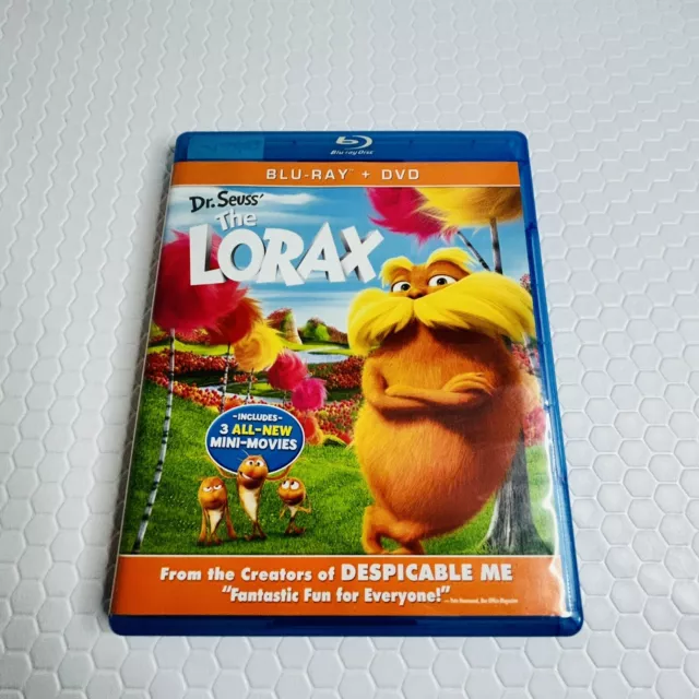 DR. SEUSS THE Lorax ~ Blu Ray & DVD 2 Disc Set ~ Exclusive 3 Mini ...