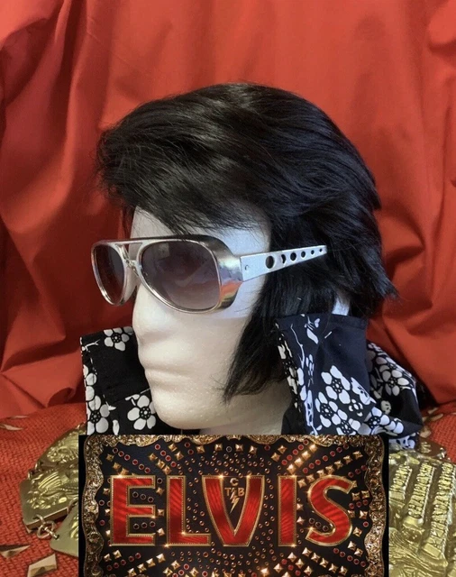 ELVIS WIG & SIDEBURNS “The Rocker”  70’s ETA