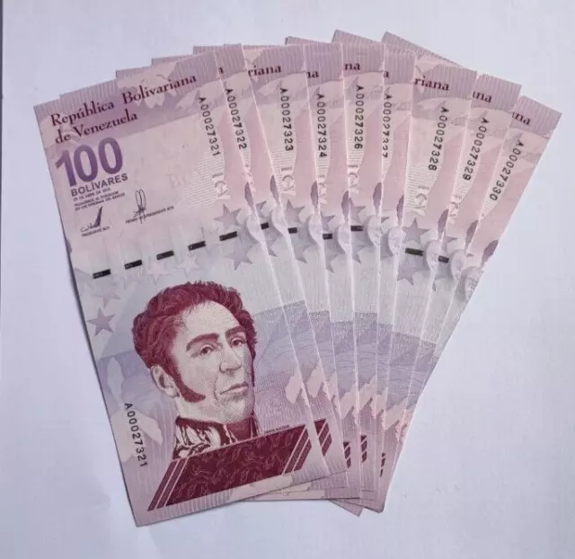 Venezuela 100 Bolivares Digitales  Bolivar Banknote UNC 2021 New