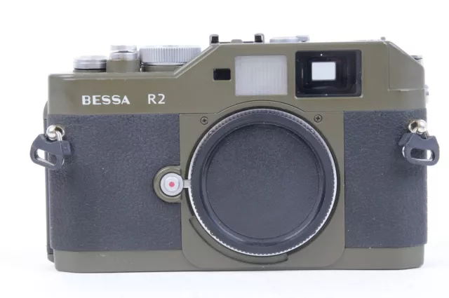 Voigtländer BESSA R2 Olive (Top!) FOTO JESCHNER An & Verkauf