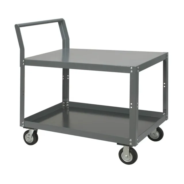 Two Shelf Unassembled Heavy Duty Service Cart 1200 Lb. Capacity 36"L x 24"W x