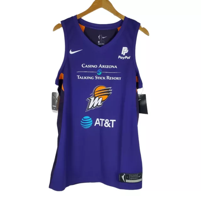 NEW Nike WNBA Phoenix Mercury Diana Taurasi Swingman Jersey Size L Purple Womens