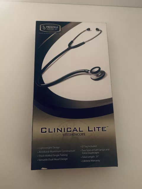 Prestige Medical Clinical Lite Stethoscope Nurse & Medical Student Favorite #121