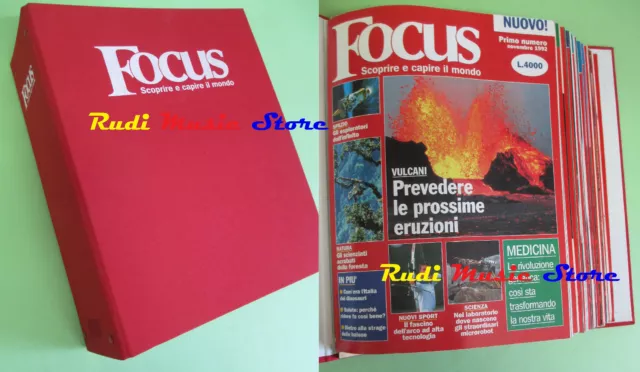 RIVISTA FOCUS scoprire e capire il mondo 1/12 numeri Novembre 1992 Ottobre 1993