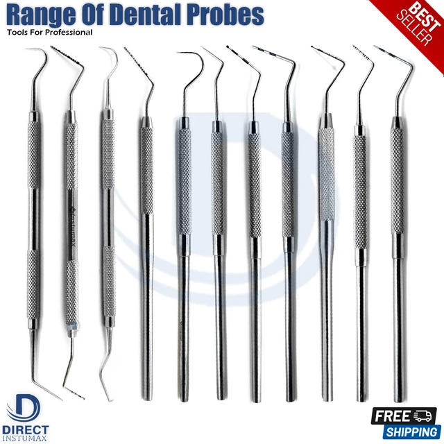 DENTAL EXPLORER CALCULUS Diagnostic Sickle Probe Endodontic Plaque
