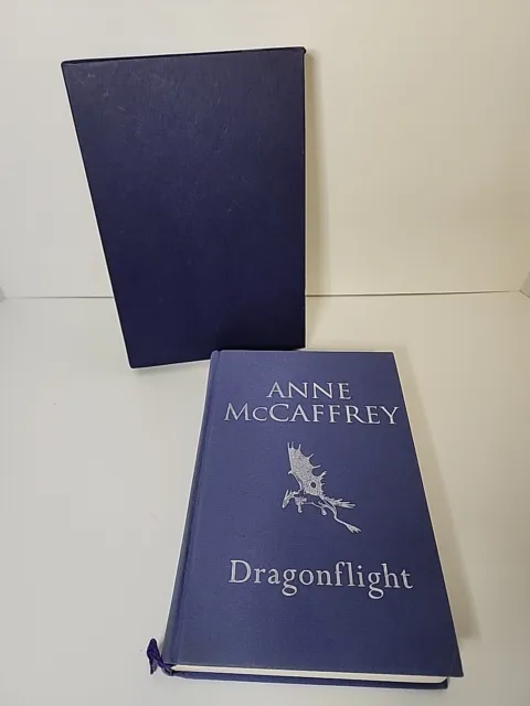 Anne McCaffrey DRAGONFLIGHT Signed 30th Anniversary SPECIAL EDITION HC Slipcover