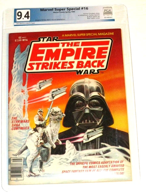 Marvel Super Special 16 Star Wars Empire Strikes Back Kiss  Pgx Gr 9.4 + Cgc Bag