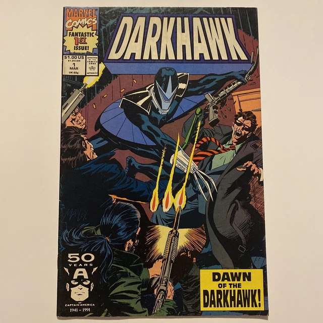 ** Darkhawk # 1 ** KEY !! 1st App Direct … Copper Age Marvel Comics 1991 … FN/VF