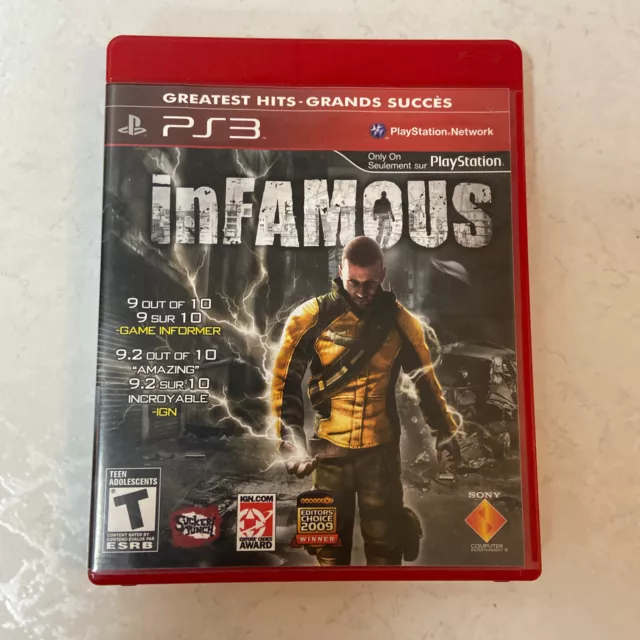 inFamous (Sony PlayStation 3, 2009) Greatest Hits CIB