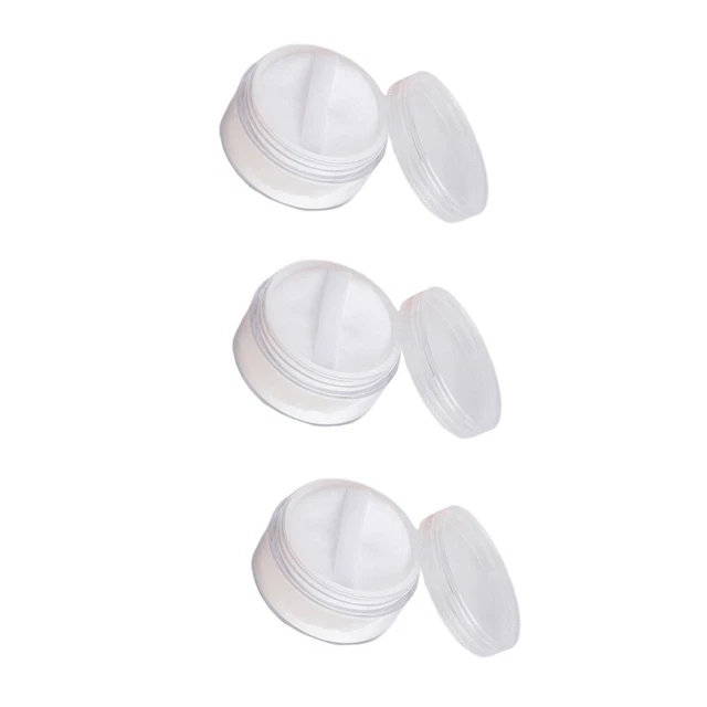3 Pcs Puderdose Für Unterwegs Make-up-Puder-Box Foundation-Make-up-Puder Pack