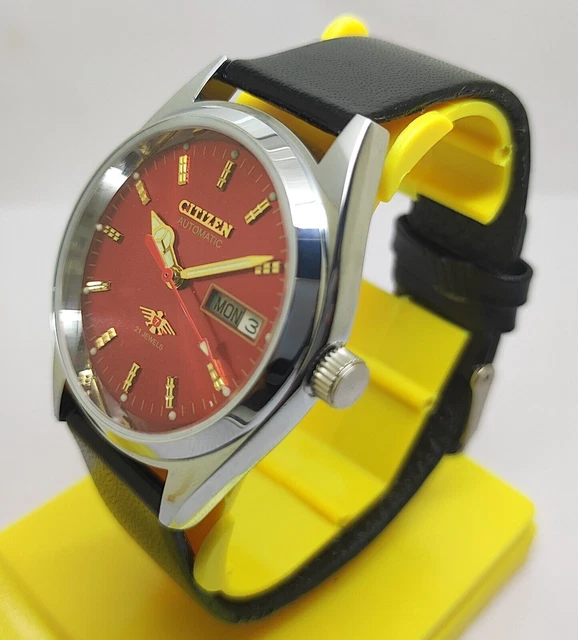 Montre Citizen Automatique Vintage - Boîtier Acier 38mm, Mouvement Mécanique, Homme Occasion