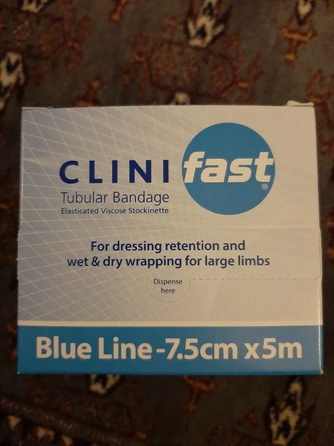 CLINIFAST BLUE LINE Bandage 7.5 cms wide x 5m Long 4.00 - PicClick UK