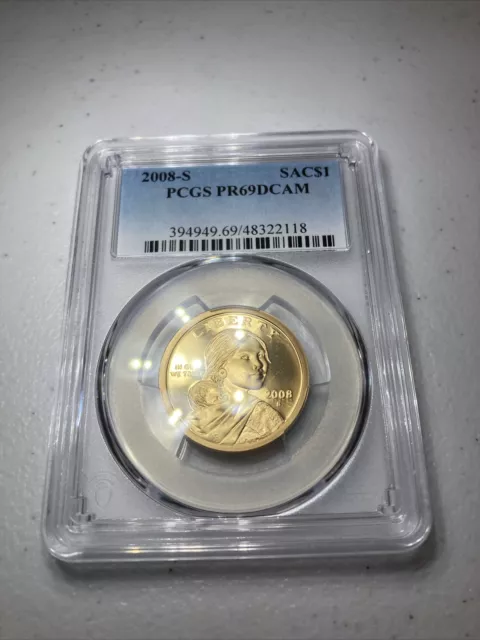 2008 S $1 Sacagawea Dollar PCGS PR69DCAM