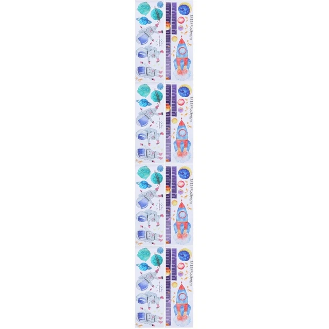 4 juegos de pegatinas de pared pintura 89X29.7X0.1CM PVC bebé