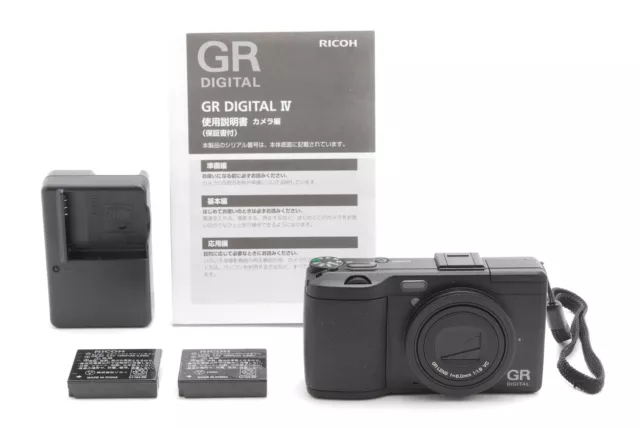 【MINT】Ricoh GR Digital IV 10.4MP Black Digital Camera Strap From JAPAN