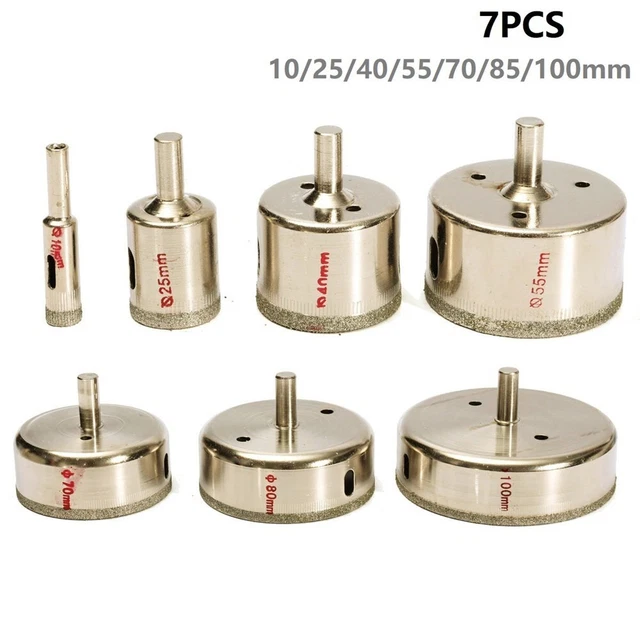 Drilling Saw Tool Diamond Hole Saw 10/25/40/55/70/85/100 Mm Durable Round