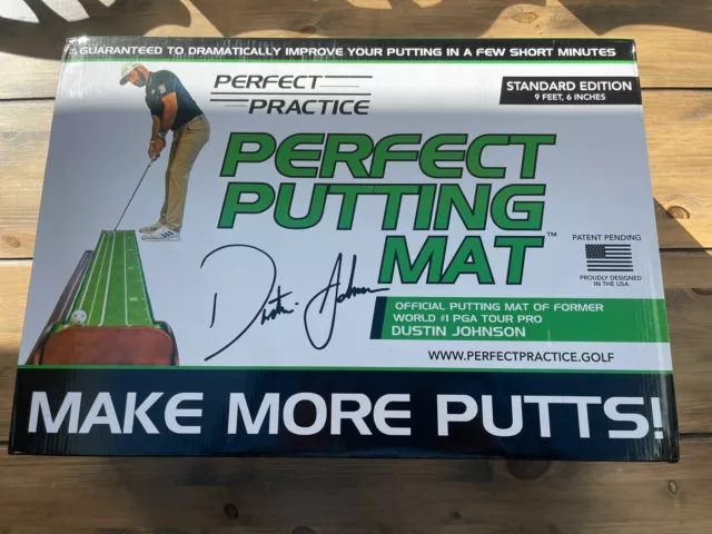 Perfect Practice Golf Putting Mat - Standard Edition - As Used By Dustin Johnson