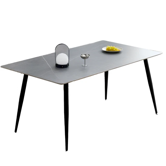 Tavolo Da Pranzo Rettangolare 150x80 Cm - Stile Industriale Con Piedini Regolabili - Foto 10