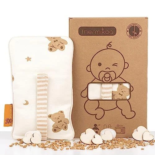 Thermikoa Bouillotte Bebe Colique - Ceinture Chauffante Bébé Ajustable - Bouillo