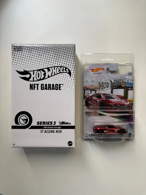 NFT Garage Series3 ‘17 ACURA NSX Hot Wheels NFTH Garage Series 3 car #39 HW '17 Acura NSX