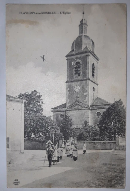 Cpa 54 Flavigny Sur Moselle - L'église