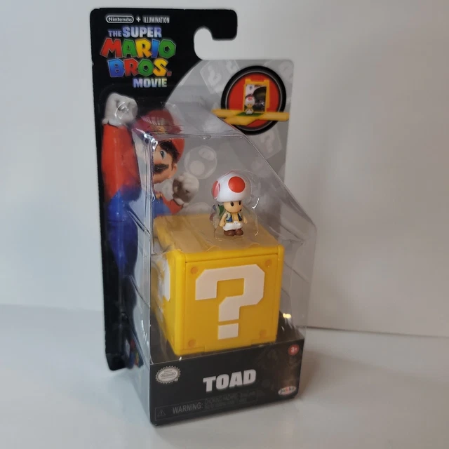 THE SUPER MARIO Bros. Movie Toad 1 Inch Mini Figure Jakks Pacific ...