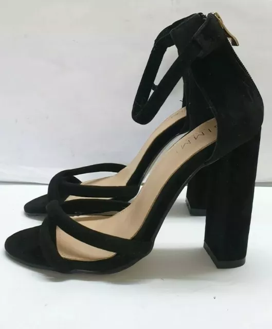 Simmi london myra snake block heeled sandals sale