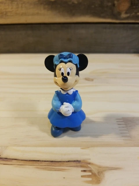 Vintage Disney Mickeys Christmas Carol Figure Minnie Mouse as Mrs. Cratchit PVC