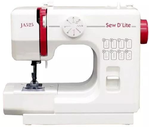 Janome Compact Electric Sewing Machine Sew D'Lite Ja525