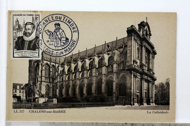 Chalons On Marl Day Of Stamp 1946 CPA 754 Fouquet of The Varane FDC 8572