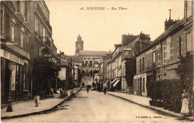 CPA Pontoise Rue Thiers (1319767)