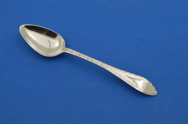 Scottish Provincial Solid Silver teaspoon. Edward Livingstone. Dundee c1810