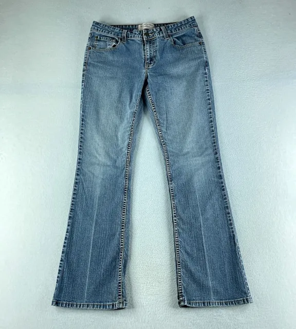 Levi's Signature Women Jeans Blue Tag Size 8 (32x30) Low Rise Bootcut Denim