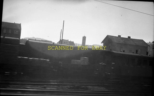 1940s German Germany ORIGINAL Photo Negative-Railroad
