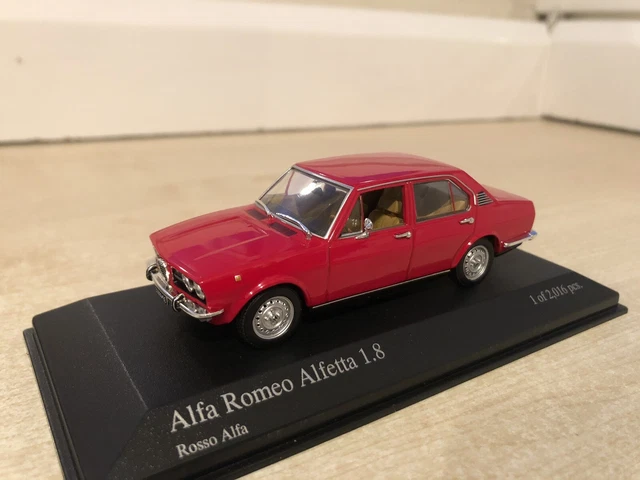 Modèle Minichamps 1:43 Alfa Romeo 147 Noir Métallisé 2005