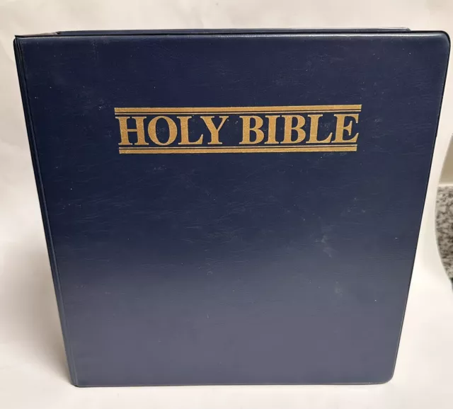 Vintage Holy Bible Loose Leaf Edition Authorized King James Version KJV