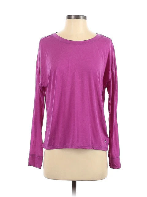 Gap Fit Women Purple Active T-Shirt S