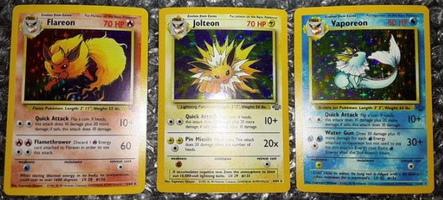 thumbnail interactive-video image 1 of Pokemon Jungle Unlimited Holo Vaporeon #12/64 - 1999 WOTC LP/NM - Choose Your Card 1 of 4
