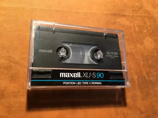 1 x Maxell XL I S 90 Cassette,IEC I/Normal Position,Top Zustand,1986,rare