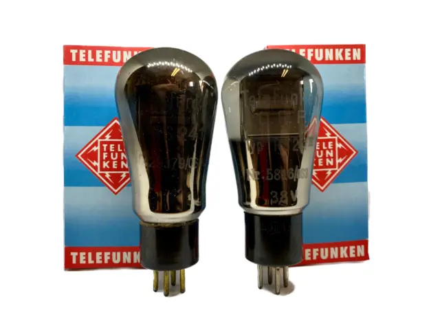 RS241 tube Telefunken power tubes pair valve klangfilm amplifier Ela V 15 39 ww2