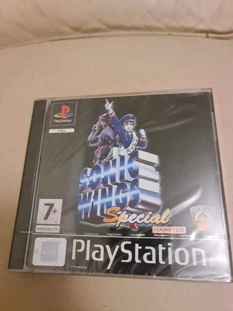 Sonic Wings Sealed Ps1 PlayStation 1 Game Rare Brand New