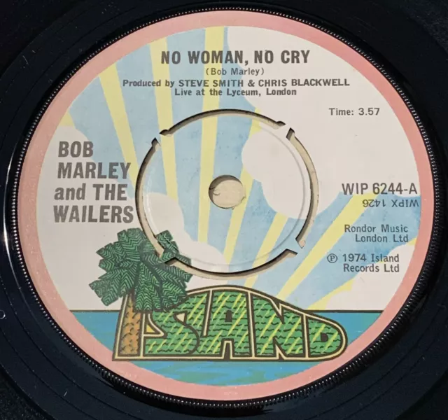 Bob Marley - No Woman, No Cry  7" Vinyl (Ex)