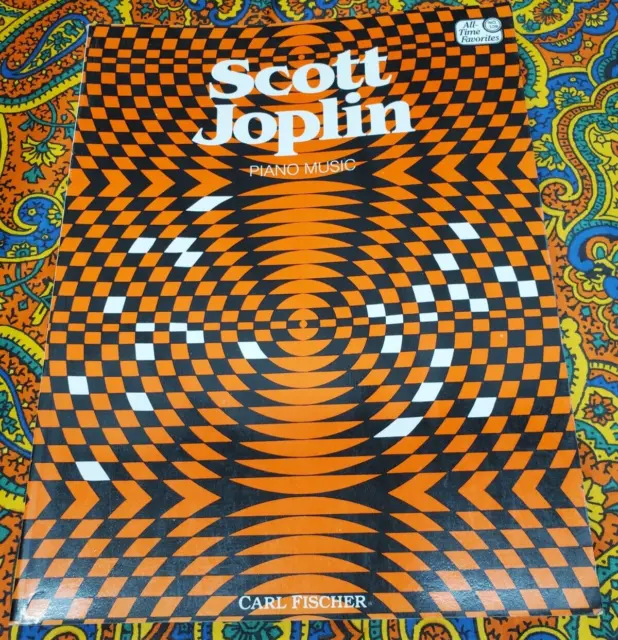 Scott Joplin Ragtime Piano Music Book All Time Favorites 33 Rags No 109 1985 OOP